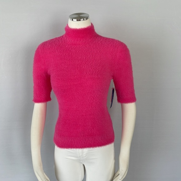 Apt. 9 Sweaters - NWT Cara Santana Apt 9 Pink Eyelash Sweater Small